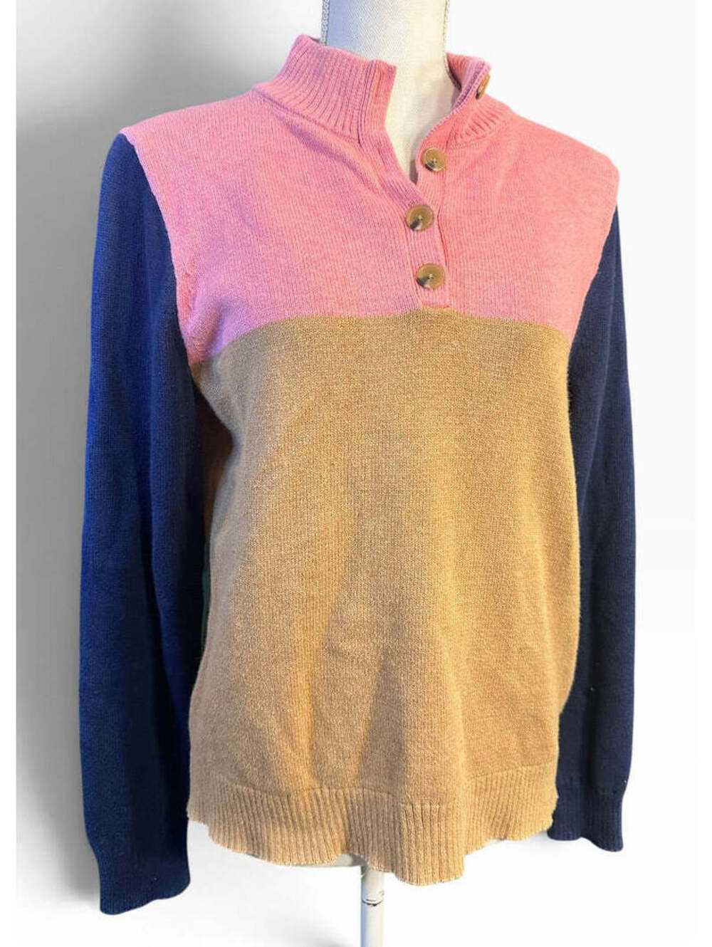 J. Crew Color Block Sweater - Size Medium
